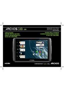 Archos 101 G9 manual. Smartphone Instructions.