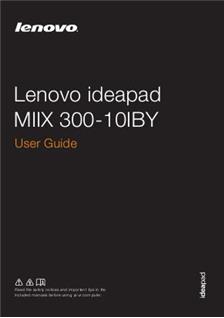 Lenovo Idea Pad Miix 300-101BY manual. Smartphone Instructions.