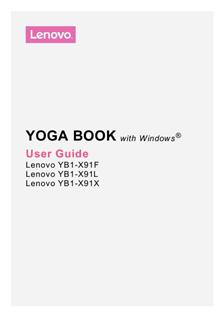 Lenovo Yoga Book YB1-X91F manual. Smartphone Instructions.