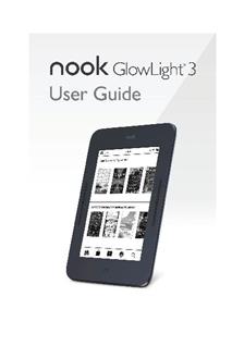 Nook GlowLight 3 manual. Smartphone Instructions.
