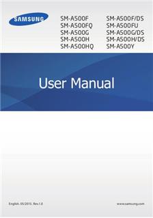 Samsung Galaxy A5 (2015) manual. Smartphone Instructions.