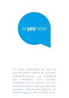 Alcatel 3025x Printed Manual