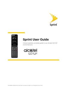 Alcatel Go Flip manual. Smartphone Instructions.