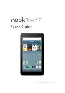 Barnes and Noble Nook 7 manual. Smartphone Instructions.