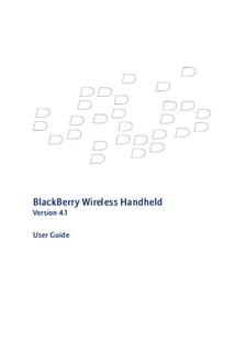 Blackberry 7290 manual. Smartphone Instructions.