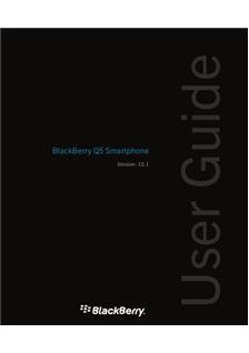 Blackberry Q5 manual. Smartphone Instructions.