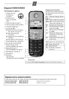 Gigaset AL410A manual. Smartphone Instructions.