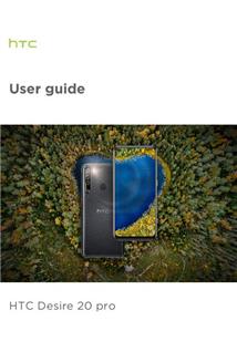 HTC Desire 20 Pro manual. Smartphone Instructions.