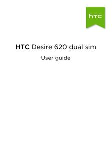 HTC Desire 620 manual. Smartphone Instructions.