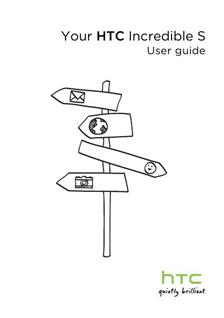 HTC Incredible S manual. Smartphone Instructions.
