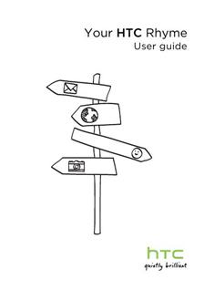 HTC Rhyme manual. Smartphone Instructions.