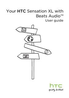 HTC Sensation XL manual. Smartphone Instructions.