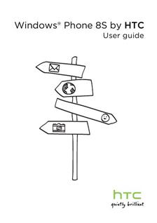 HTC Windows 8S manual. Smartphone Instructions.