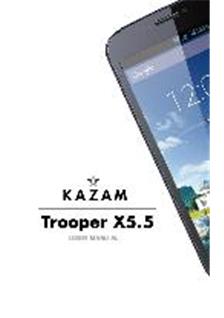 Kazam Trooper X5.5 manual. Smartphone Instructions.