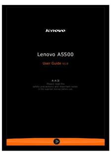 Lenovo A8-50 manual. Smartphone Instructions.