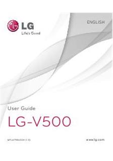 LG LGV500 manual. Smartphone Instructions.