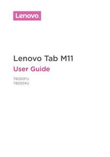 Lenovo Tab M11 manual. Smartphone Instructions.