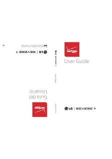LG Revere 3 manual. Smartphone Instructions.