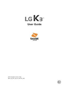 LG K3 manual