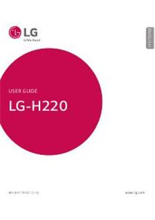 LG H220 manual. Smartphone Instructions.