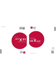 LG X Style L53BL manual. Smartphone Instructions.