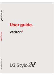 LG Stylo 2 V manual. Smartphone Instructions.