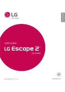LG Escape 2 manual. Smartphone Instructions.