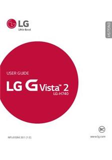 LG G Vista 2 manual. Smartphone Instructions.