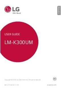 LG LM K300UM manual. Smartphone Instructions.