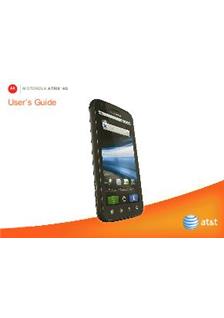 Motorola Atrix manual. Smartphone Instructions.