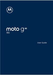Motorola G85 5G manual. Smartphone Instructions.