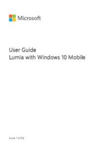 Microsoft Lumia 550 manual. Smartphone Instructions.