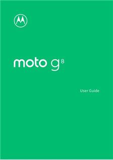 Motorola Moto G8 manual. Smartphone Instructions.