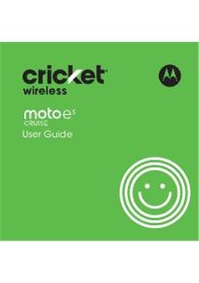 Motorola Moto E5 Cruise manual. Smartphone Instructions.