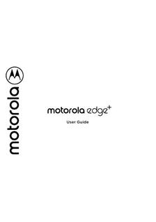 Motorola Edge Plus manual. Smartphone Instructions.