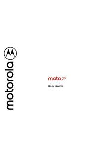 Motorola Z4 manual