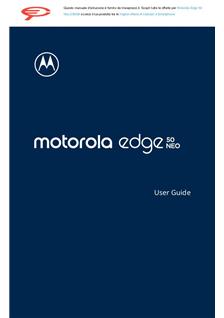 Motorola Edge 50 Neo manual. Smartphone Instructions.