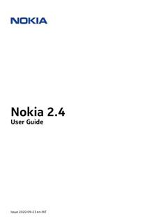 Nokia 2.4 manual. Smartphone Instructions.