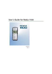 Nokia 1100 manual. Smartphone Instructions.
