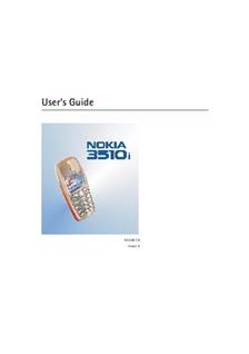 Nokia 3510i manual. Smartphone Instructions.