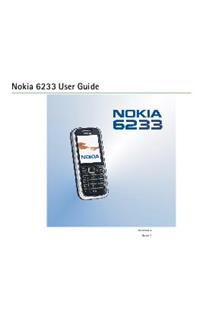 Nokia 6233 manual. Smartphone Instructions.