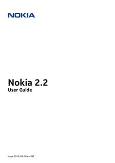 Nokia 2.2 manual. Smartphone Instructions.