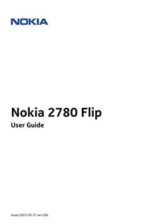 Nokia 2780 Flip manual. Smartphone Instructions.