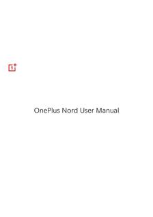 OnePlus Nord manual. Smartphone Instructions.