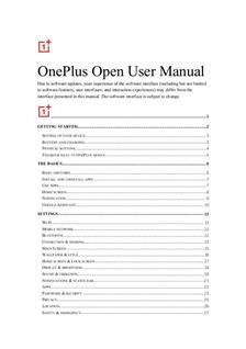 OnePlus Open manual. Smartphone Instructions.
