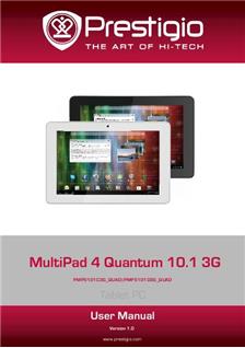 Prestigio Multipad 4 Quantum manual. Smartphone Instructions.