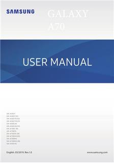 Samsung Galaxy A70 manual. Smartphone Instructions.