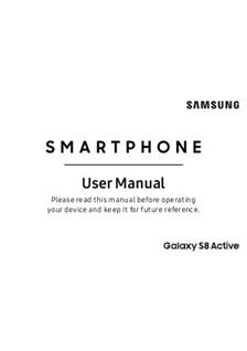 Samsung Galaxy S8 Active manual. Smartphone Instructions.