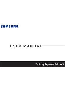 Samsung Galaxy Express Prime 3 manual. Smartphone Instructions.
