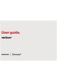 Samsung Convoy 4 manual. Smartphone Instructions.